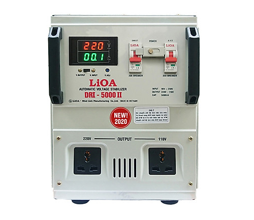 Ổn áp LiOA 5KVA DRI-5000 II Loại 1 Pha (Mới 2020)