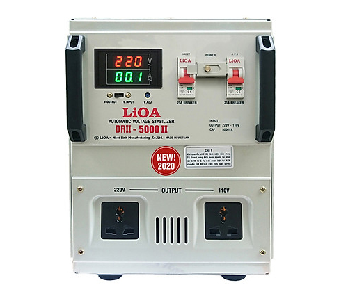 Ổn áp LiOA 5KVA DRII-5000 II Loại 1 Pha (Mới 2020)