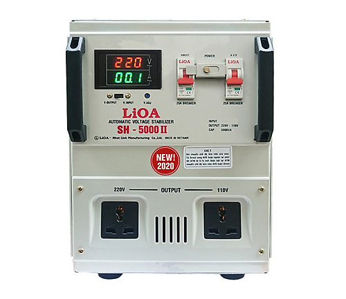 Ổn áp LiOA 5KVA SH-5000 II Loại 1 Pha (Mới 2020)